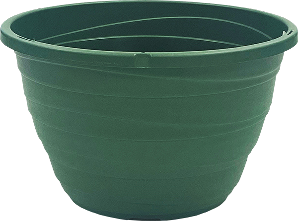 11 Inch Strata Basket Green - 40 per case - Hanging Baskets